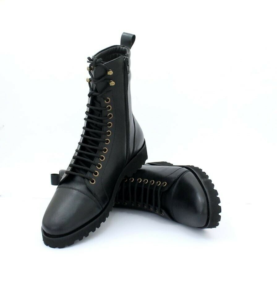 mens side zipper dress boots