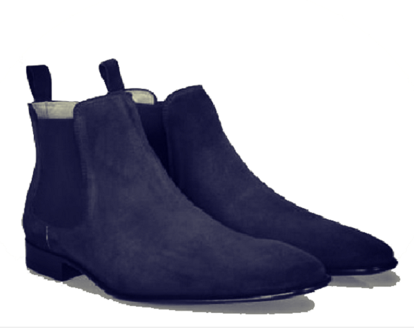 chelsea boots men blue