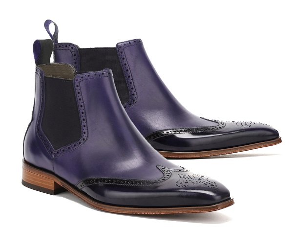 mens purple boots