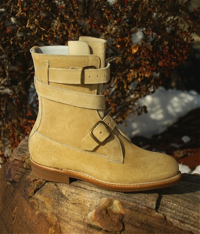 Men's Leather Boot Combat Leather Boot Handmade Suede Leather Boot Lace Up Leather Βoots Black