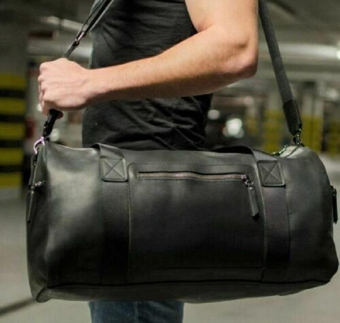 Duffel Bag Leather ,Full Grain Leather Travel Bag, Personalized Weekend Bag US