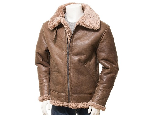 Brown Leather Jacket, Men's Leather Jacket, Café Racer, Leather