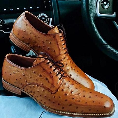 Buy All Kinds of ostrich leather shoes + Price - Arad Branding