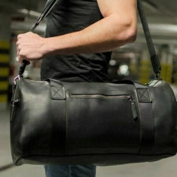 Duffel Bag Leather ,Full Grain Leather Travel Bag, Personalized Weekend Bag US